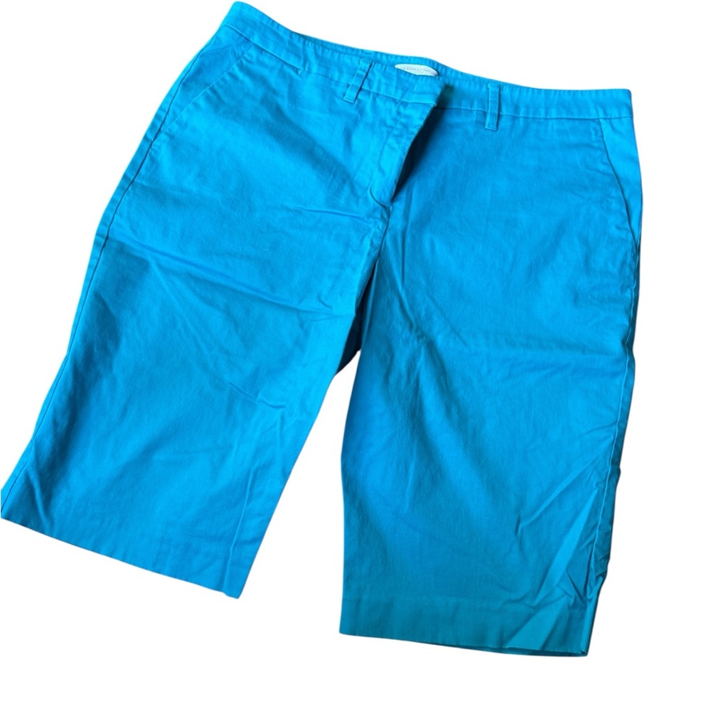 New York & Company Women's Blue Bermudas